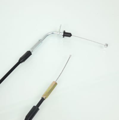 Câble d'accélérateur Teknix pour Moto Yamaha 125 YBR Après 2007 98cm / 84cm Neuf