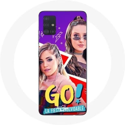 Samsung Galaxy A51 hoesje Streef je dromen na Mía Cáceres en Lupe Achával