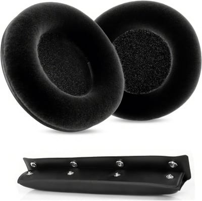 Vervangende Oorkussens voor MMX300, DT770, DT880, DT990 en Custom One Hoofdtelefoons - Zwart, Comfortabel en Duurzaam