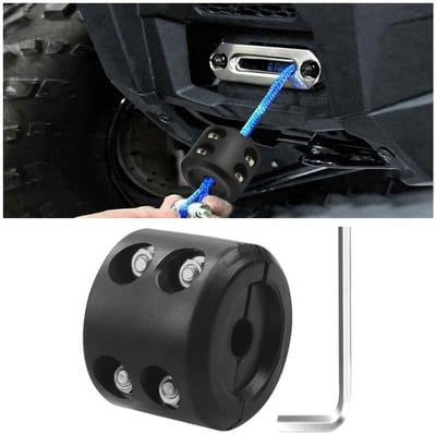 Dailygoody - Lier Kabelstopper - Kabelbescherming - Rubber - Haak Stopper - Zwart