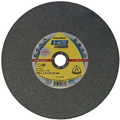 Doorslijpschijf 230 mm x 1,9 mm voor handmatig snijden