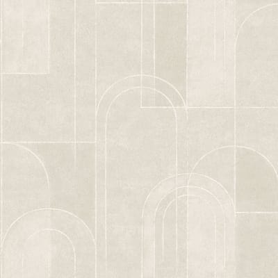 Boråstapeter Vliesbehang 4191 - Alla Tiders Hus - Grafisch Beige - 53cm x 10.05m
