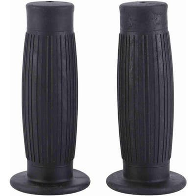 Poignées universelles faciles à tenir pour guidon de moto vintage, 78 pouces, 1 pouce, noir black