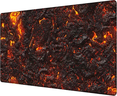 XXL Gaming Muismat 90x40 cm Bureauonderlegger met Antislip Basis en Genaaide Randen