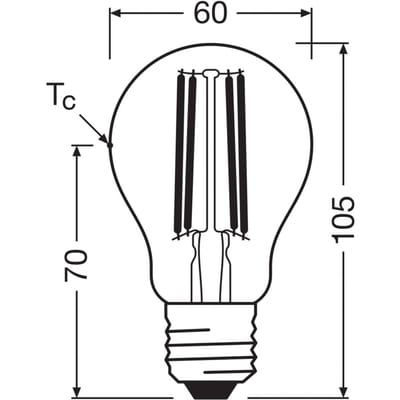 OSRAM HOMELIGHTING 4099854265488 LED-lamp Energielabel A (A - G) E27 Peer 3.8 W = 60 W Warmwit (Ø x h) 60 mm x 60 mm 1 stuk(s)