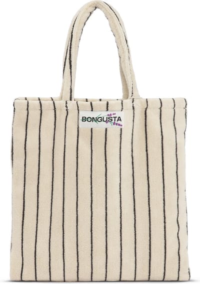Bongusta - Naram Collectie - Totebag - Draagtas - Creme & Ink (creme en donkerblauw)