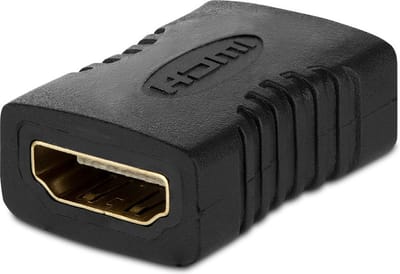 HDMI (female) naar HDMI (female) compacte adapter - Verlengstuk - Zwart - Provium