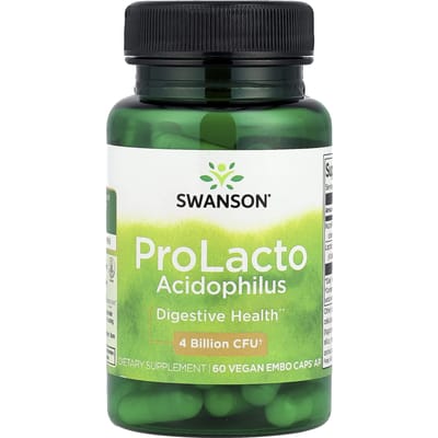 Prolacto Acidophilus, 4 miljard CFU, Vegan Embo Caps® 60 tabletten