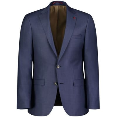 Roy Robson Colbert Fine Wool Natural Stretch Blauw / male