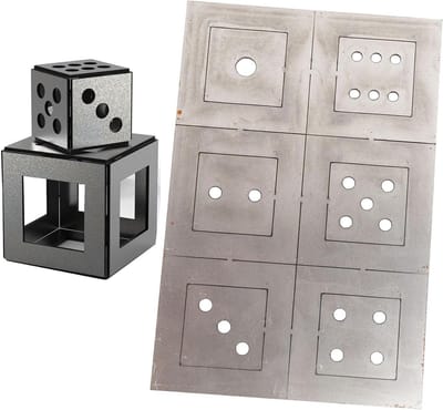 Lasoefenset - Trainingsplaten - Lassen Oefenen - 24-delige set - 23 x 16 x 1.5 cm - Zilverkleurig
