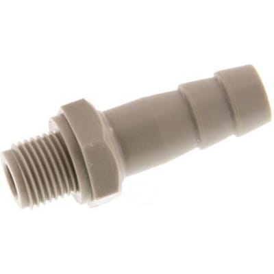 G 1/8'' Buitendraad x 8mm Polypropylene (PP) Slangpilaar 10 Bar