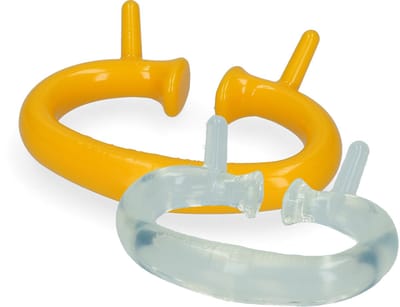 Excellent anti Zuigring Suckstop - Maat M/L - transparant - voor volwassen vee en jongvee - 2cm x 8.5cm x 6cm H x L x B