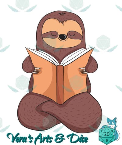Luiaard Stickers - Kalm Lezend - Sloth Sticker - Boeken - Schattige Dieren - Luiaards - Journaling - Bullet Journal - Scrapbooking - Leuke Stickers - Laptop Sticker - Telefoon Sticker - Dieren - Dier - Lief - Cute