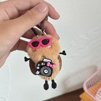 Nieuw Mini Cartoon Pluche Schattige Kakkerlak Hanger Student Koppel Rugzak Dierlijke Pop Vriendin Cadeau Sleutelhanger Accessoires