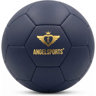 Voetbal Donkerblauw Maat 5 – 400 Gram – Speelbal voor Buiten, Training en Recreatief Gebruik - Engelhart
