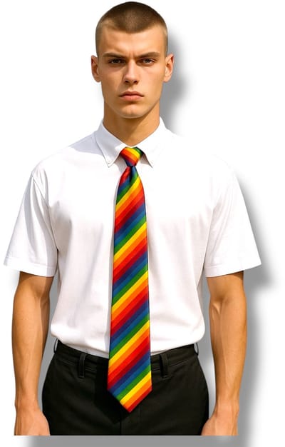 Regenboog Stropdas – Party Accessoire – Voor Feest of Theme Party