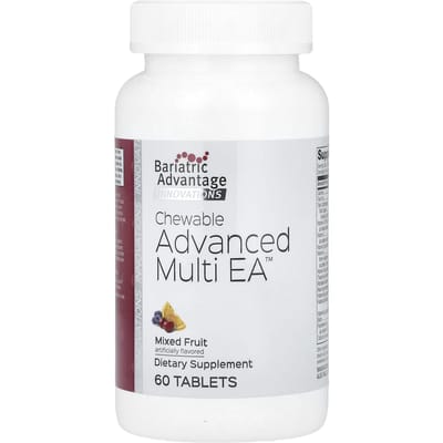 Bariatrische Voordeel, Kauwbare Geavanceerde Multi EA, Fruitmengsel, 60 Tabletten