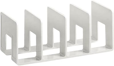 Acryl boekenplank met vier vakken - bureau opbergrek - antislip keukenrek - geschikt voor boeken, cd's, boekenplanken, kantoren, enz.