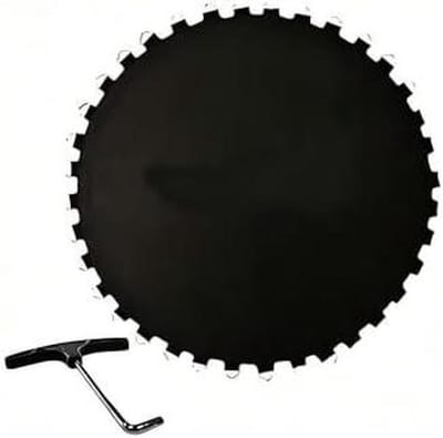 Trampoline Springmat - Reserveonderdeel Mat - Veilig Springplezier - UV- en Weerbestendig - Ø 305 cm - Zwart