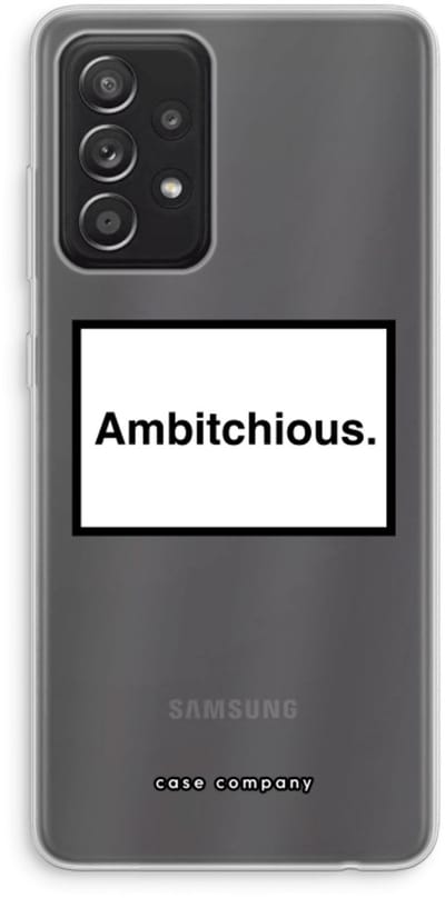 Hoesje geschikt voor Samsung Galaxy A52s 5G hoesje - Ambitchious - Soft Cover Telefoonhoesje - Bescherming aan alle Kanten en Schermrand