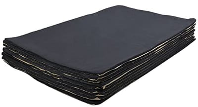 Katoenen matten met warmte- en geluidsisolatie - 9 stuks - 50 x 30 x 6 mm