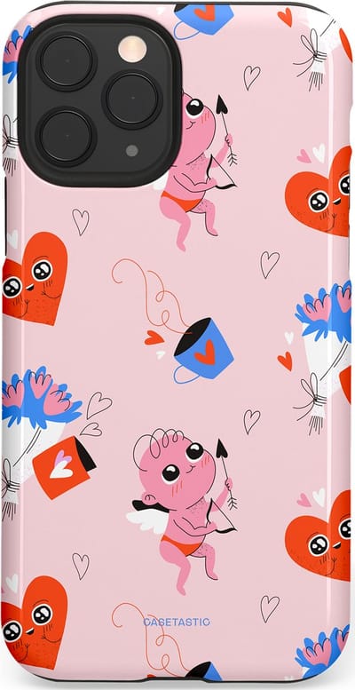 Casetastic Hoesje Geschikt voor Apple iPhone 11 Pro - Stijlvolle Beschermende Duo-layer Case - Cupido's Keuze