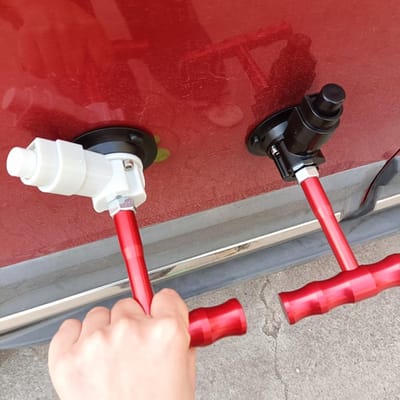 Pomp Zuignappen - Deuktrekker Gereedschap - Auto Reparatie - Sterke Vacuümkracht - 75mm Diameter - Zwart