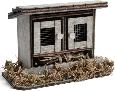 Miniatuur Kippenhok voor Poppenhuizen Schaal 1:12 Tuinaccessoire