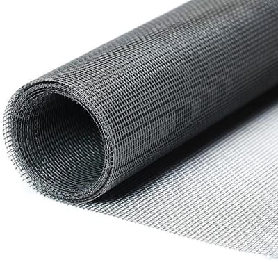 Dailygoods - Vliegengaas voor ramen, 250 cm x 120 cm,Muggennet,op maat te snijden raamgaas,insectenbescherming,vliegengaas, UV-bestendig (Grijs)