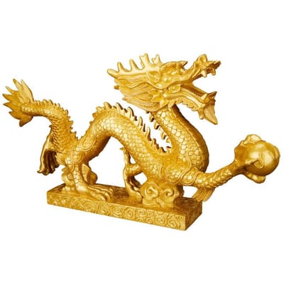 Nieuwe stijl Lucky Dragon hars decoratie woonkamer slaapkamer studie creatieve decoratie Winkelopening veelbelovende ambachten WSHYUFEI 11x2.3x7cm