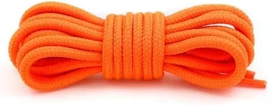 Ronde schoenveters ORANJE - 160cm- dikte 5 MM- 160cm- Outdoor/ sport schoenen veters