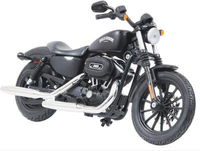 Motorfiets Model - Schaalmodel Collectible - Hobby Display - Gedetailleerd Interieur - 1/12 Schaal - Zwart