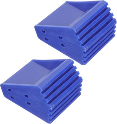 Ladder Voetbeschermers - Antislip Matten - Vloer Beschermen - Duurzaam Rubber - 9.30X6.40X6.30CM - Blauw