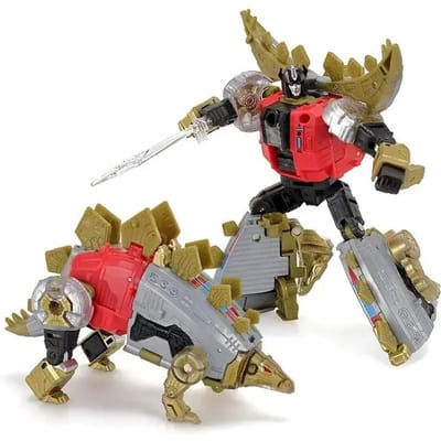 5IN1 BPF ABS Model Transformatie G1 Robot Speelgoed Dinoking Volcanicus Grimlock Slag Sludge Snarl Swoop Slash Dinobots Actie Model