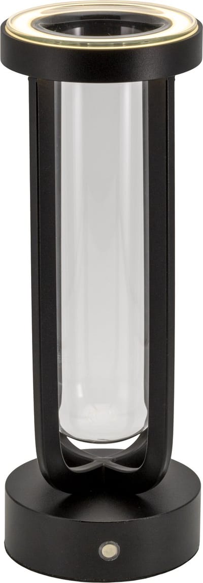 Securit® draadloze tafellamp Florence in zwart