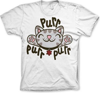 The Big Bang Theory Heren Tshirt -M- Soft Kitty - Purr-Purr-Purr Wit
