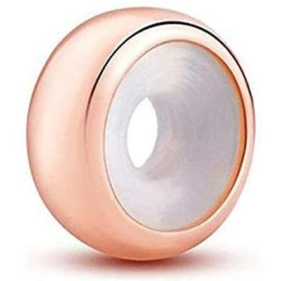 Nieuwe Hoge Kwaliteit Koperen Bedel Passend voor Authentieke Armband Accessoires Dames Sieraden Item Gekleurde Glaskralen Collectie white