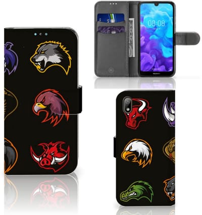 Book Case voor Huawei Y5 (2019) Leuk Hoesje Cartoon