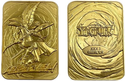 Yu-Gi-Oh! Replica Card Dark Magician (gold plated)