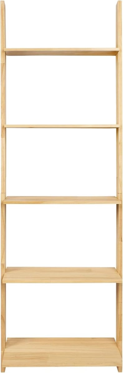 Decoratie Ladder - Deco Ladder voor Muur - Kledingrek Met 5 Treden - Hout - 25 x 50 x 160 cm (lxbxh)