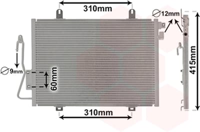 Van Wezel - LUCHTCONDENSATOR VOOR RENAULT CLIO 1998-2001 7700414103