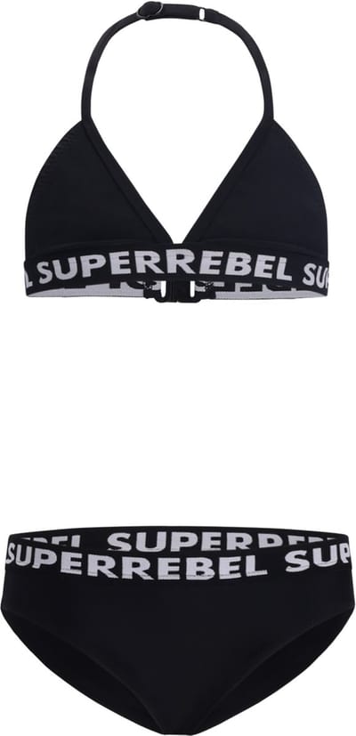 SuperRebel R601-5002 Meisjes Bikini Black Maat 10-140