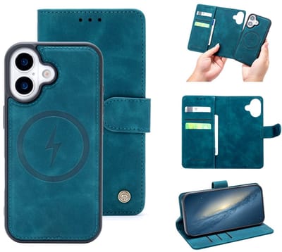 Casemania – Bookcase 2-1 MagSafe – iPhone 17 Groen