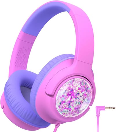 Kinderhoofdtelefoon met kabel - Over-ear koptelefoon - Veilig luisteren - Volume begrensd - 35 mm jack - Niet gespecificeerd