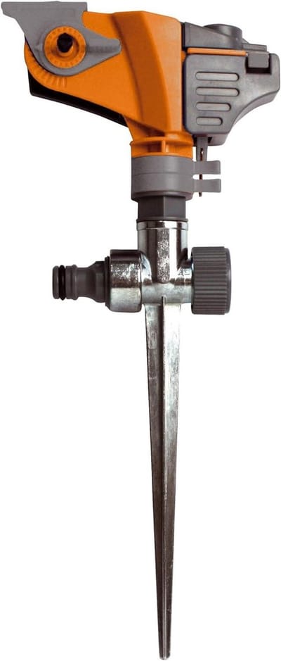 Papillon 95046 Sprinkler met metalen kap, grijs/oranje
