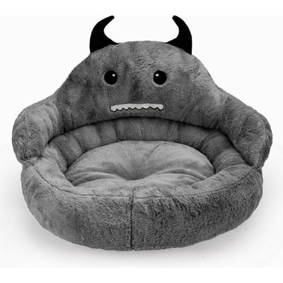 Dierenbenodigdheden Imitatie Konijnenvacht Klein Monster Huisdiernest Matras Creatief Hondenhok Herfst en Winter Warm Kattennest L  50 * 55 * 33cm
