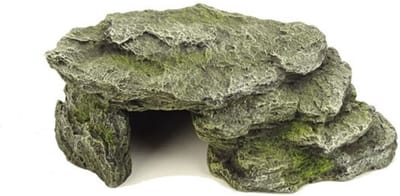 Aquarium decoratie - Mos grot - 18.9x12.1x8.9 cm
