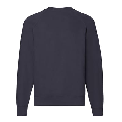 Fruit of the Loom Heren Klassiek Raglan Sweatshirt (Deep Navy)