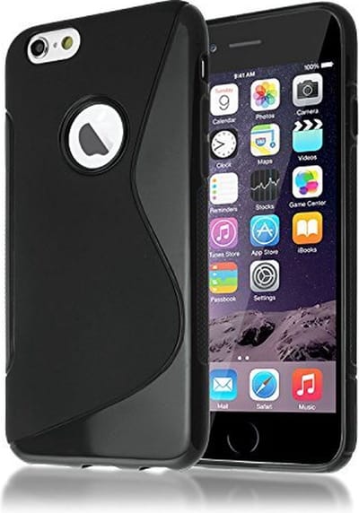Geschikt voor Apple iPhone 7 Smartphone Hoesje Tpu Siliconen Case S-Line Zwart