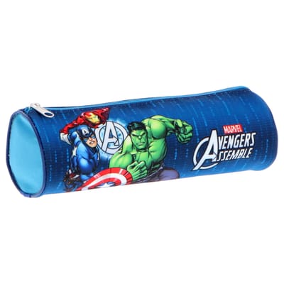 Avengers Etui - Pennenetui voor Kind - Rond - Blauw - Pennenzak